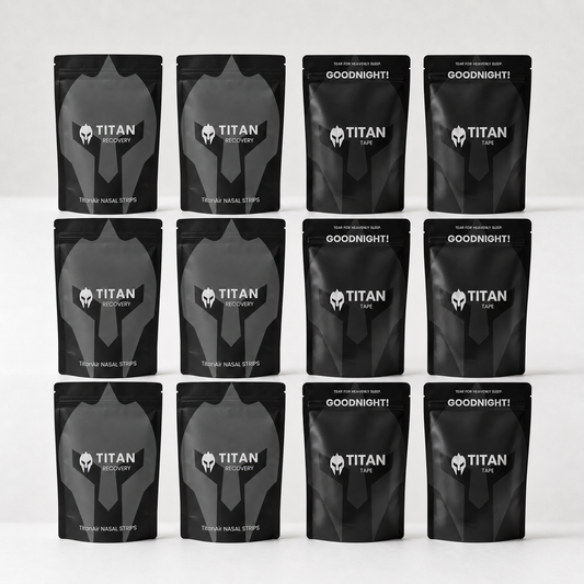 Titan Sleep System Mouth Tape + Nasal Strips (180 Day)