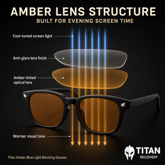Titan Amber Blue Light Blocking Glasses